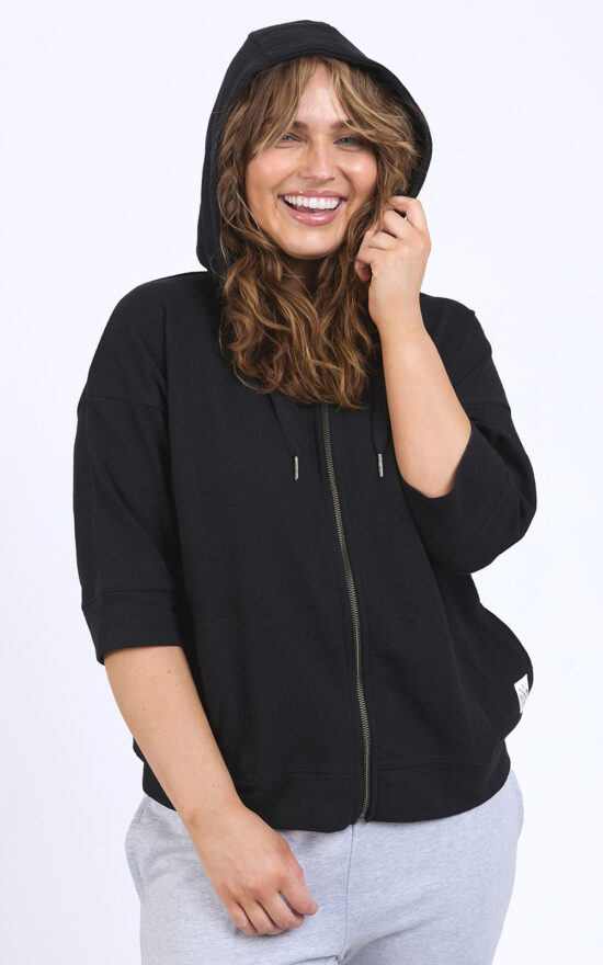 Beachy Zip Hoodie product photo.