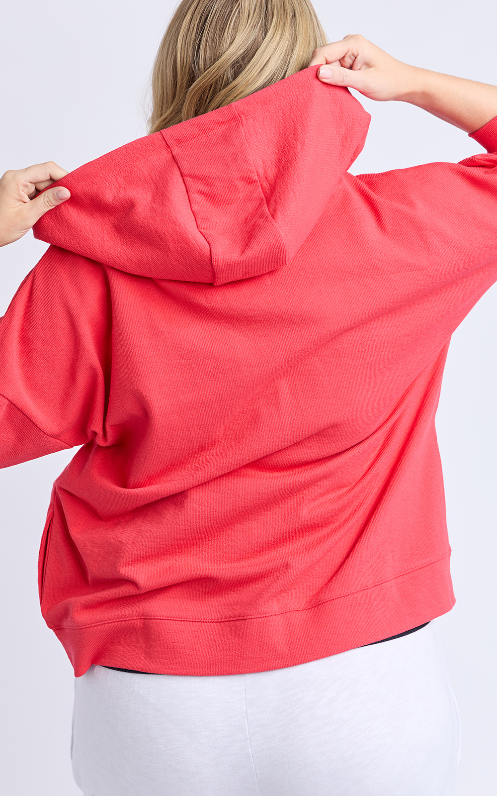 Beachy Zip Hoodie product photo.