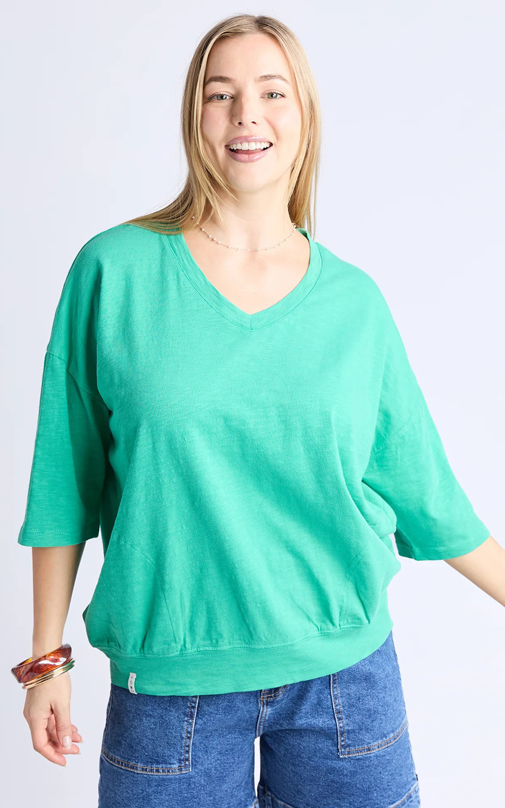 Mazie Vee Neck product photo.