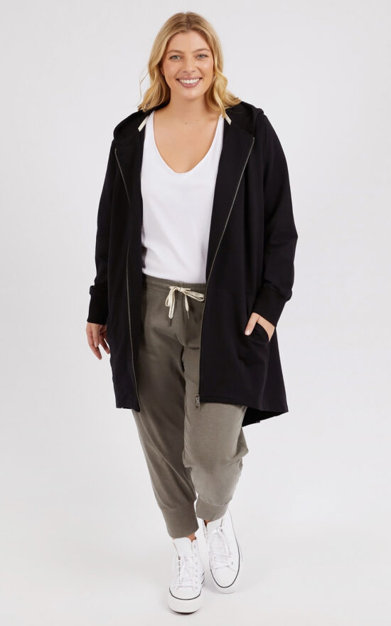 Mara Zip Hoodie product photo.