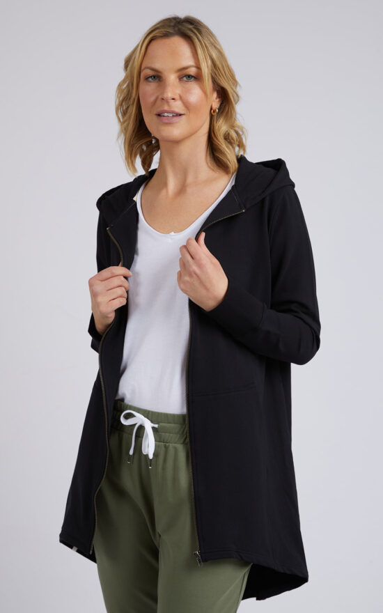 Mara Zip Hoodie product photo.