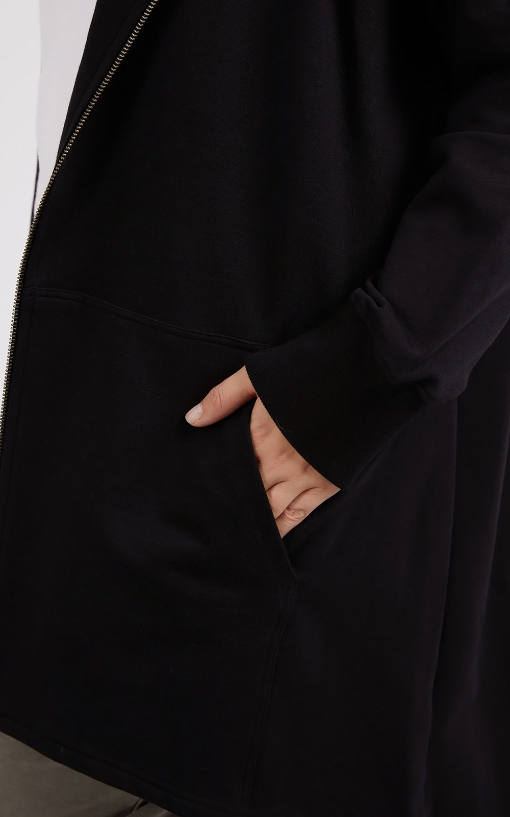 Mara Zip Hoodie product photo.