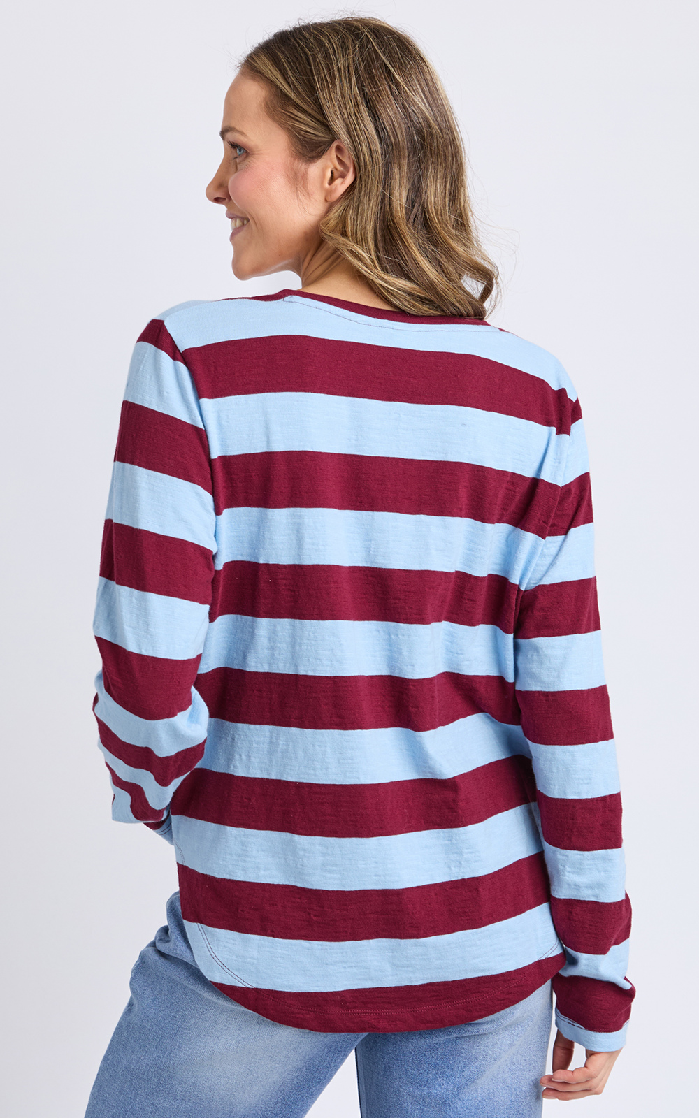 Spritz Stripe Ls Tee product photo.