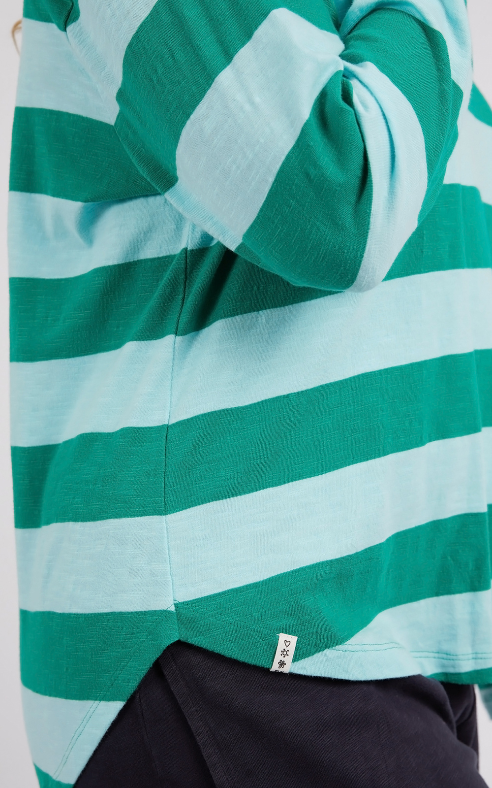 Spritz Stripe Ls Tee product photo.