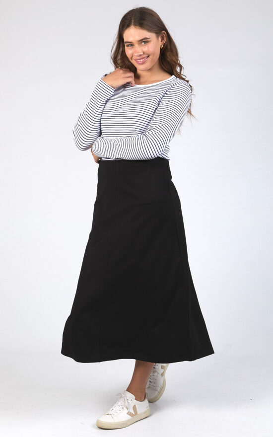 Penny Ponte Skirt  product photo.