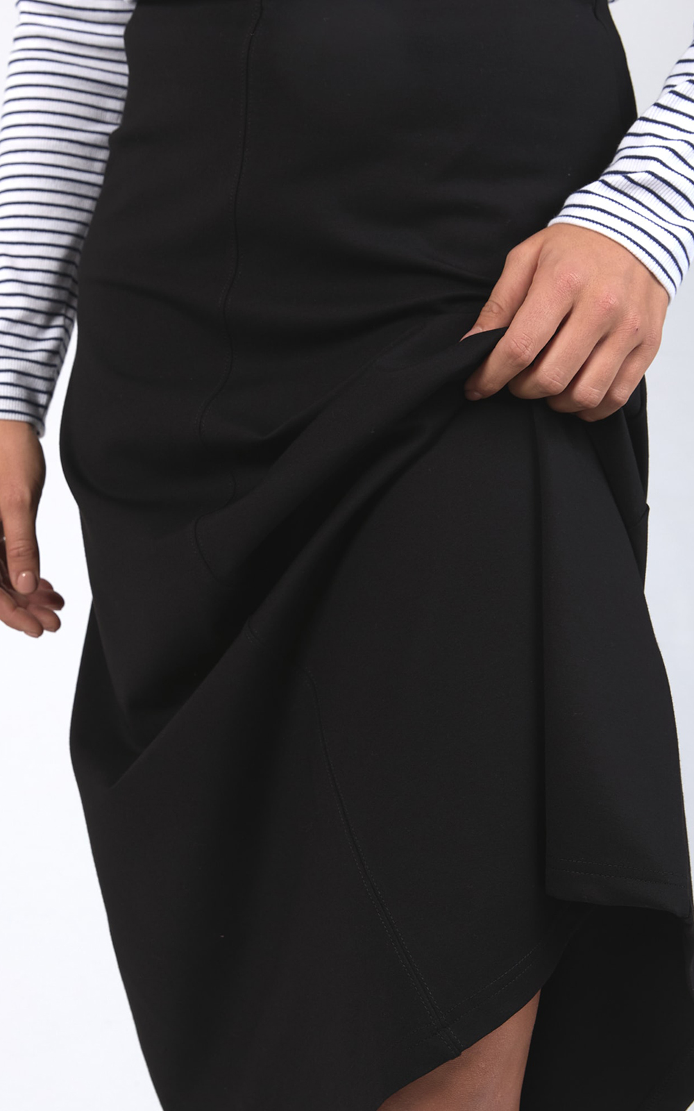 Penny Ponte Skirt  product photo.