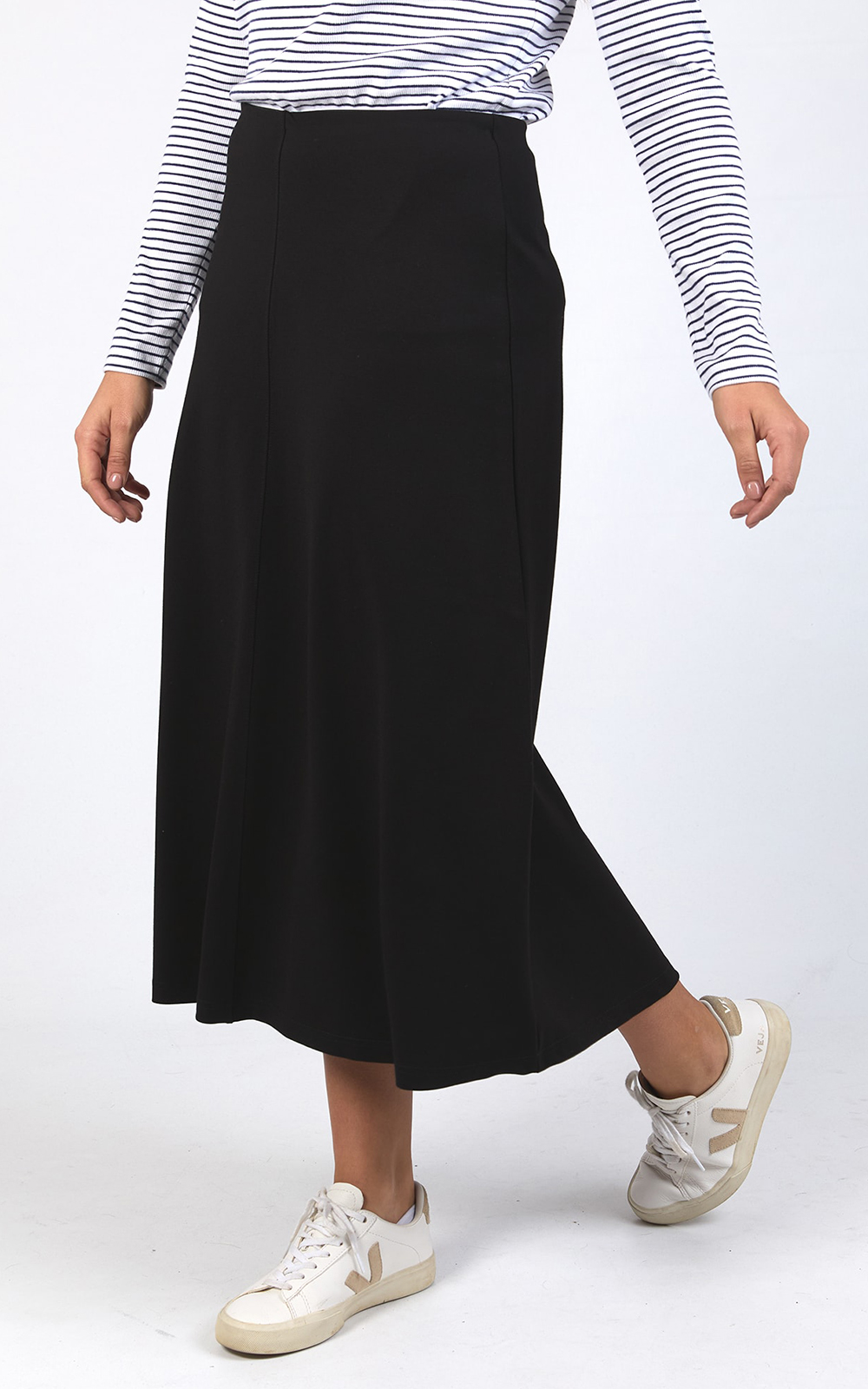 Penny Ponte Skirt  product photo.