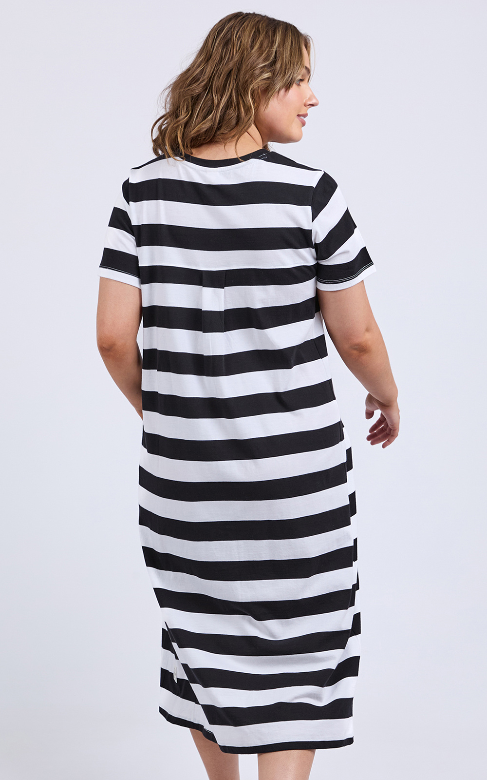 Adira Stripe Dress product photo.