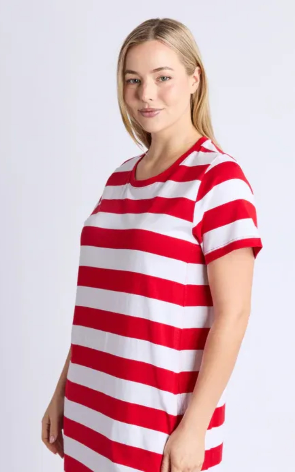 Adira Dress Stripe product photo.