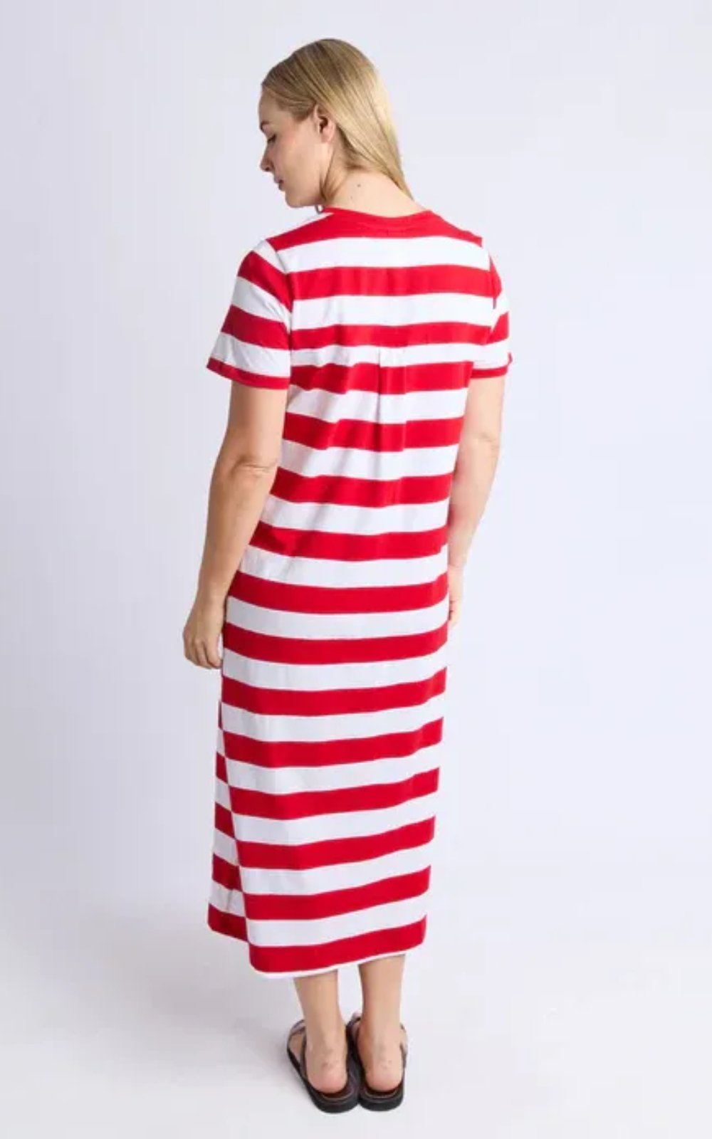 Adira Dress Stripe product photo.