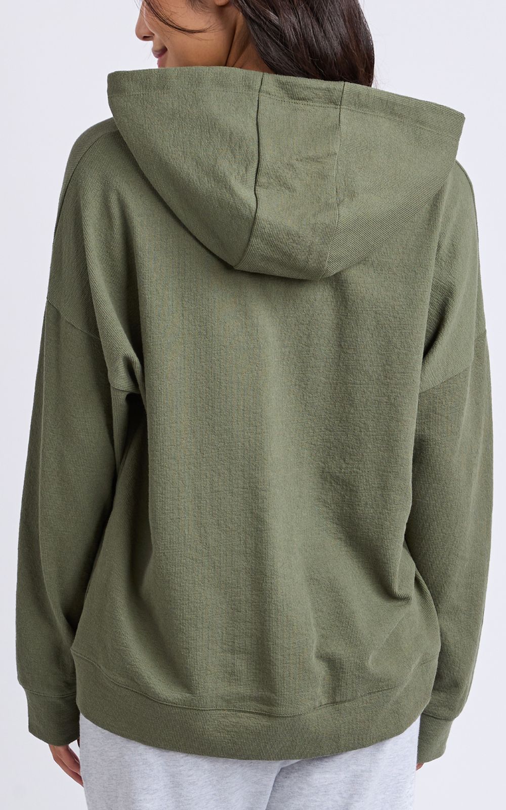 Beachy Zip Hoodie product photo.