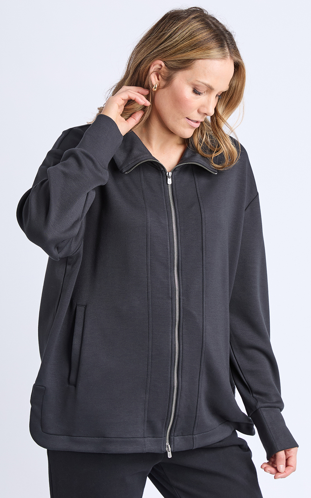 Beatrice Zip Thru product photo.