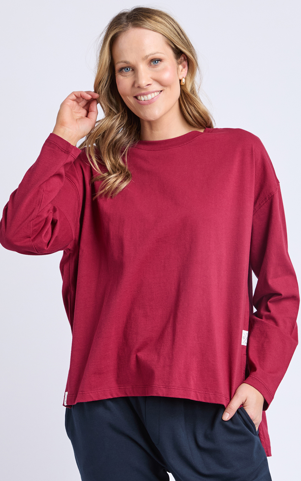 Renee L/S Tee product photo.