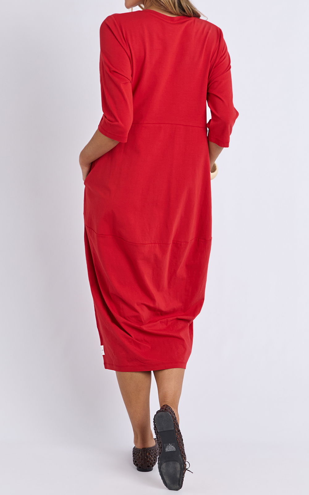 Diana Dress 3/4 Sleeve product photo.