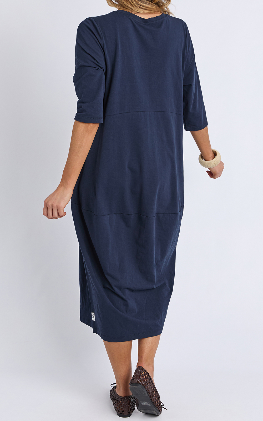 Diana Dress 3/4 Sleeve product photo.