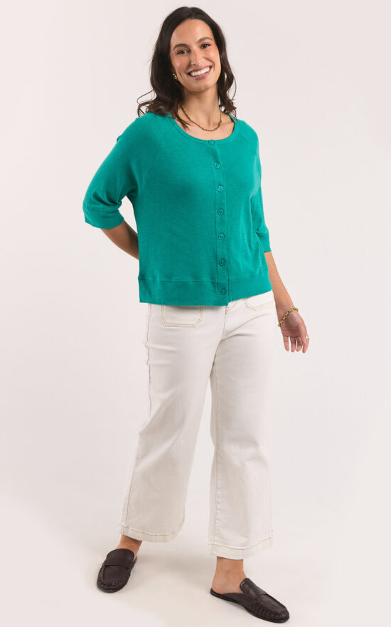 Yvette S/S Cardi product photo.