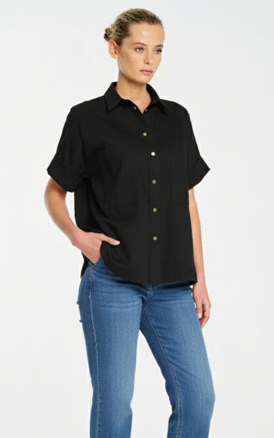 Stud Shell Shirt product photo.
