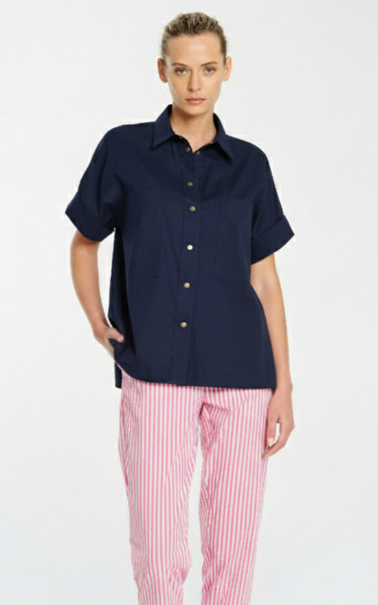 Stud Shell Shirt product photo.