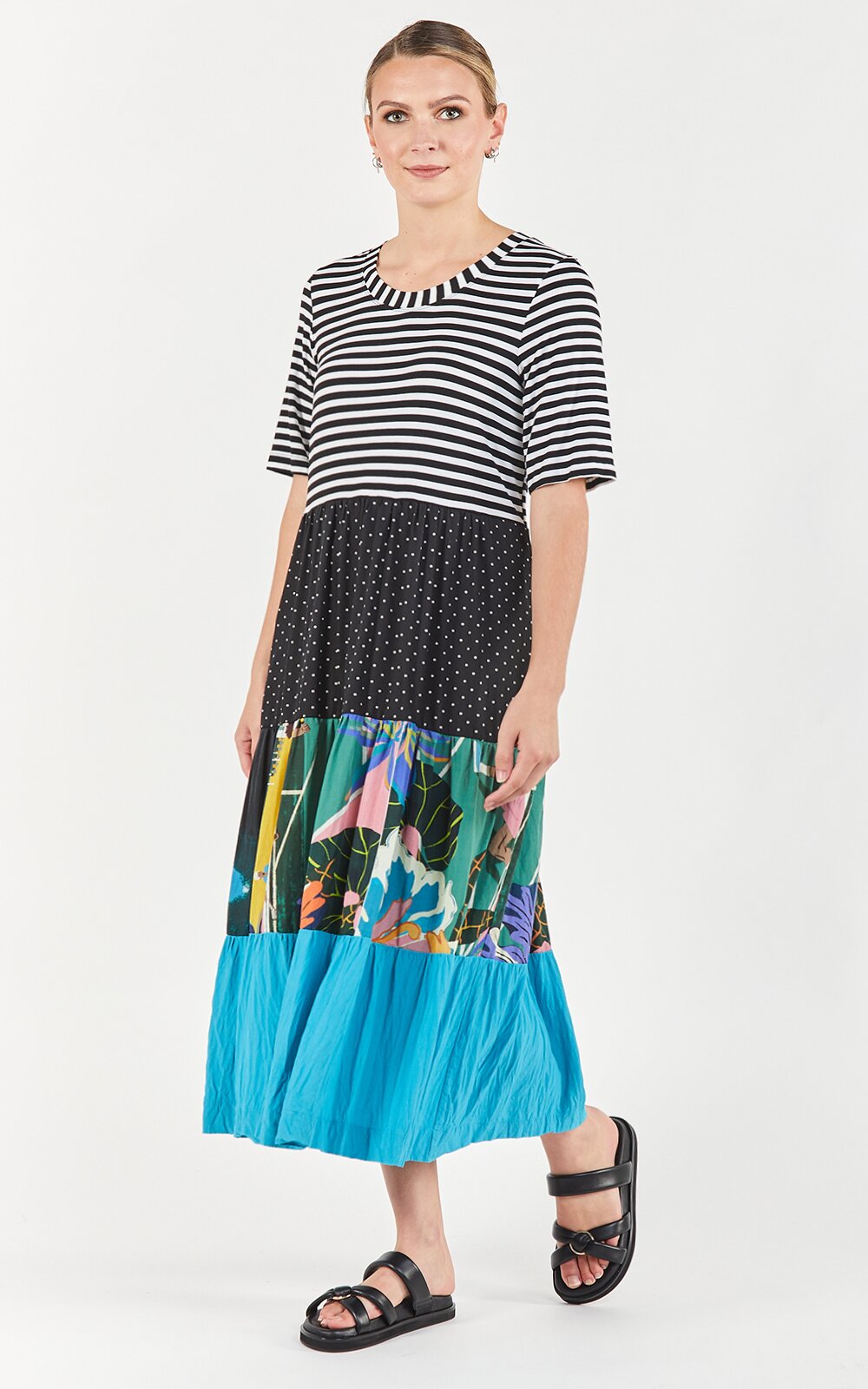 Nouveau Tier Dress product photo.