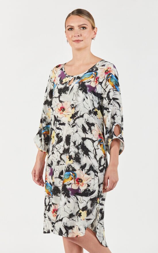 Kingfisher Shift Dress product photo.