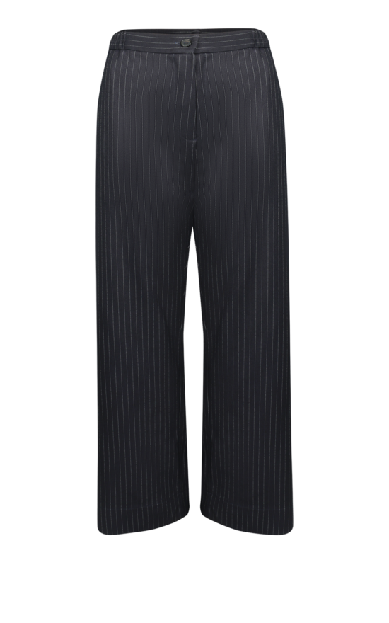 Pinstripe Boyfriend Pant product photo.
