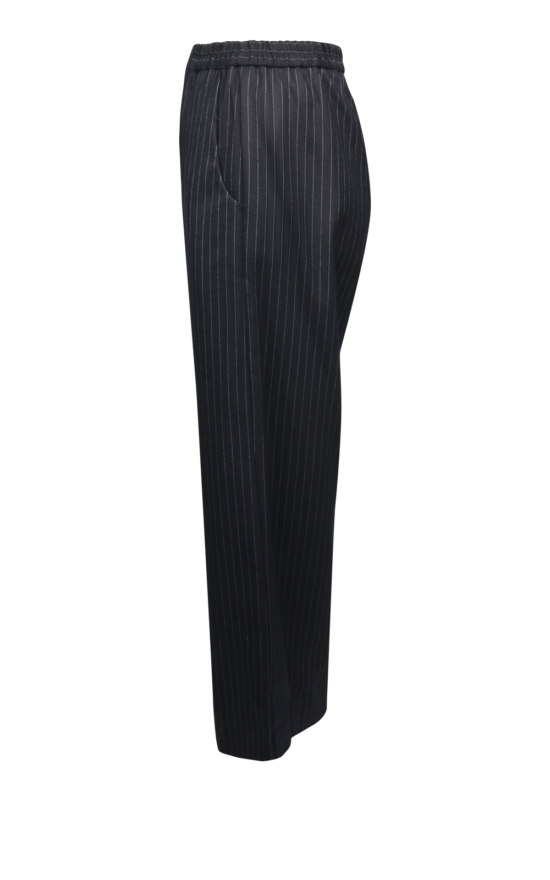 Pinstripe Boyfriend Pant product photo.