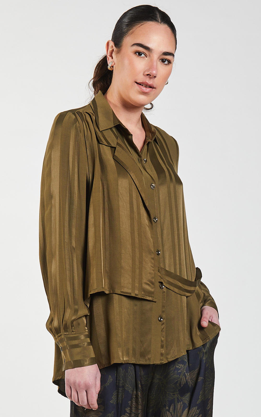 Causeway Overlay Shirt product photo.