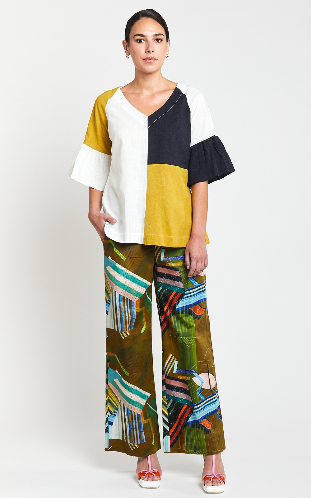 Picasso Boyfriend Pant product photo.