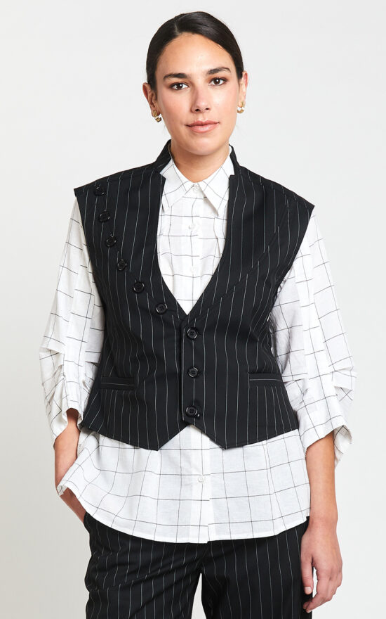 Cityscape Waistcoat product photo.