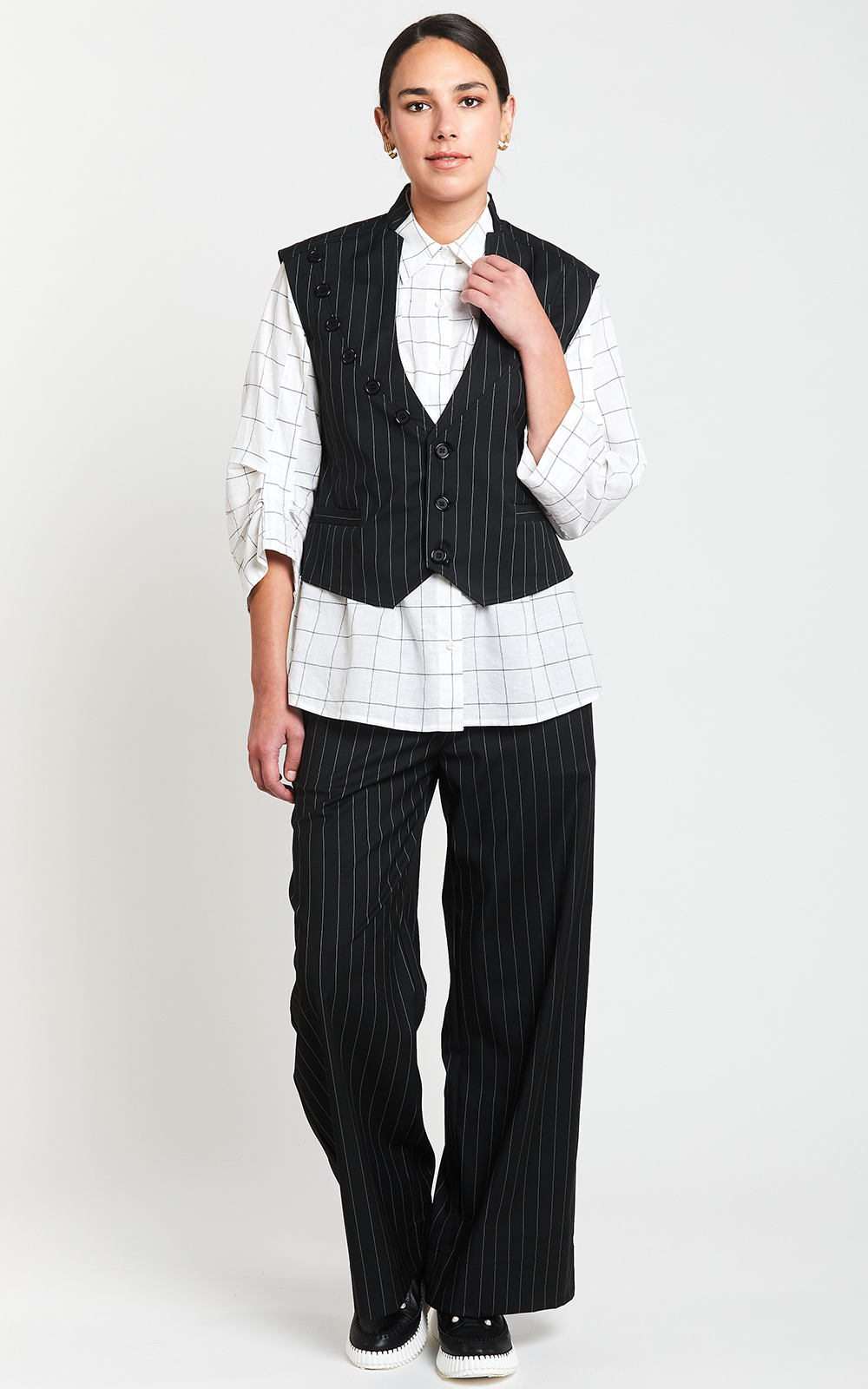 Cityscape Waistcoat product photo.