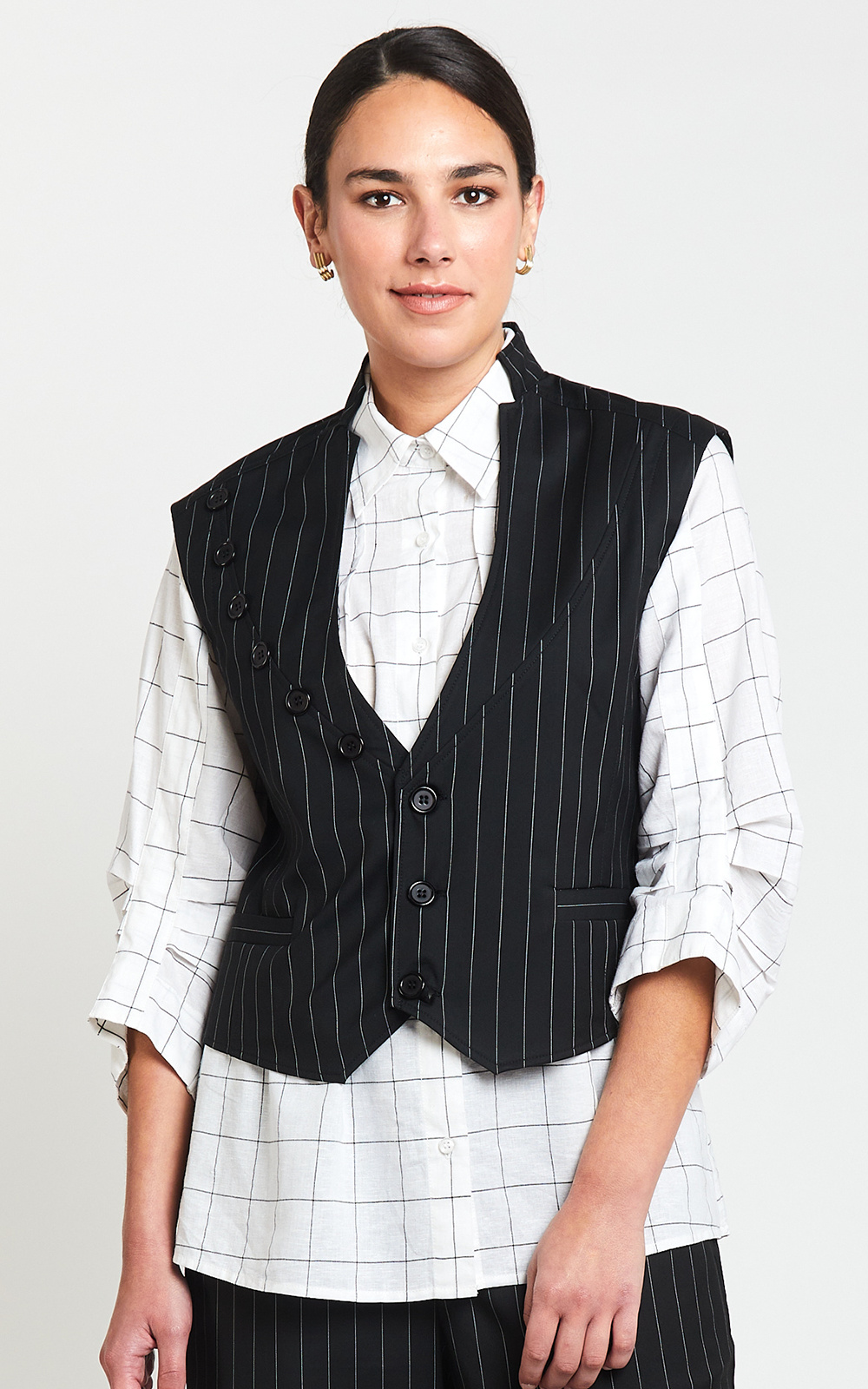 Cityscape Waistcoat product photo.