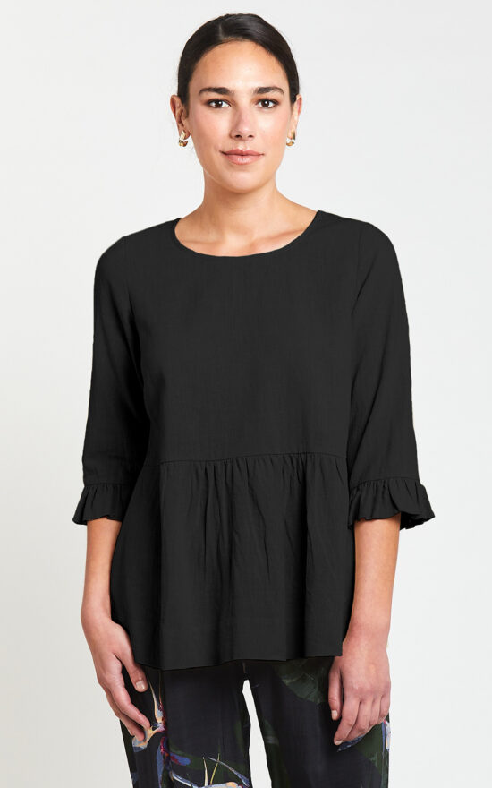 Hudson Frill Top product photo.