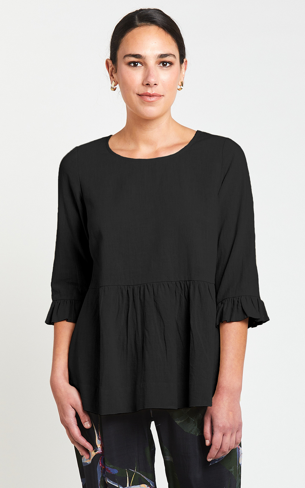 Hudson Frill Top product photo.