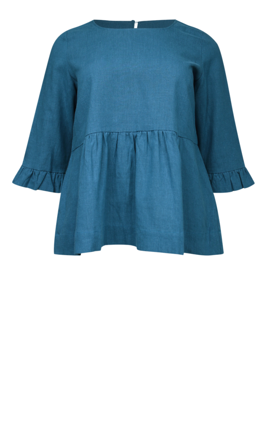 Hudson Frill Top product photo.