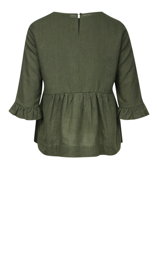 Hudson Frill Top product photo.