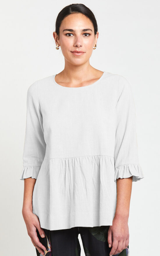 Hudson Frill Top product photo.