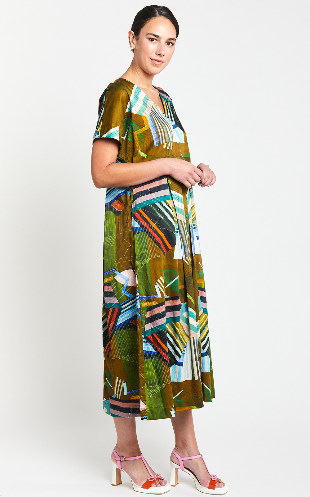 Picasso Midi Dress product photo.