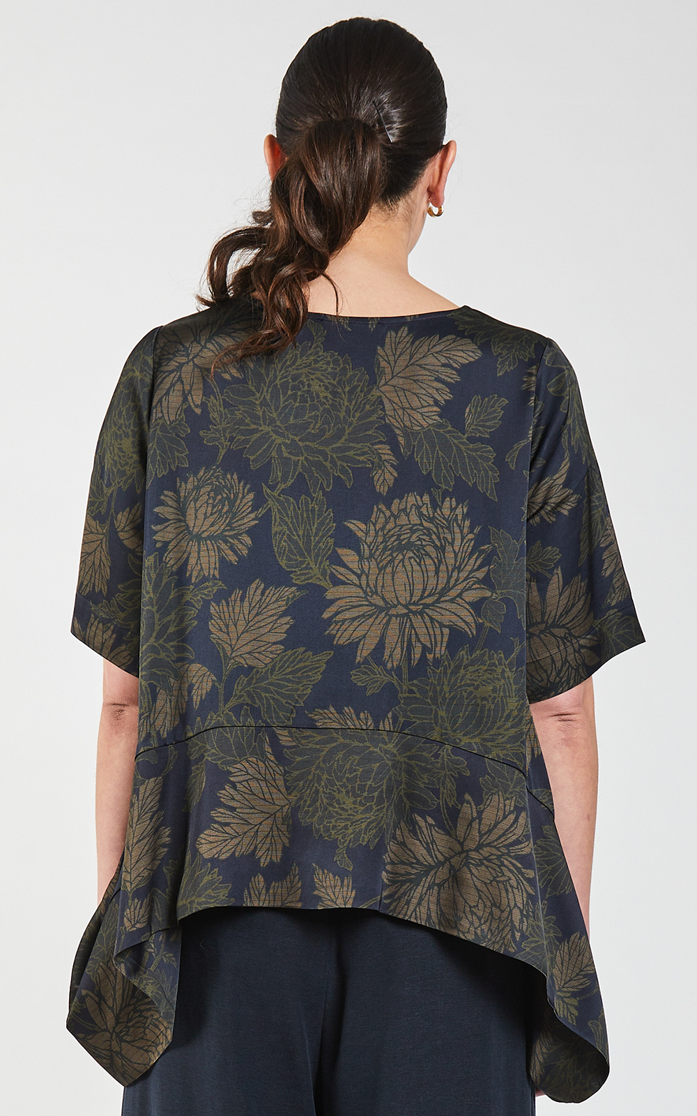 Autumn Drape Top product photo.