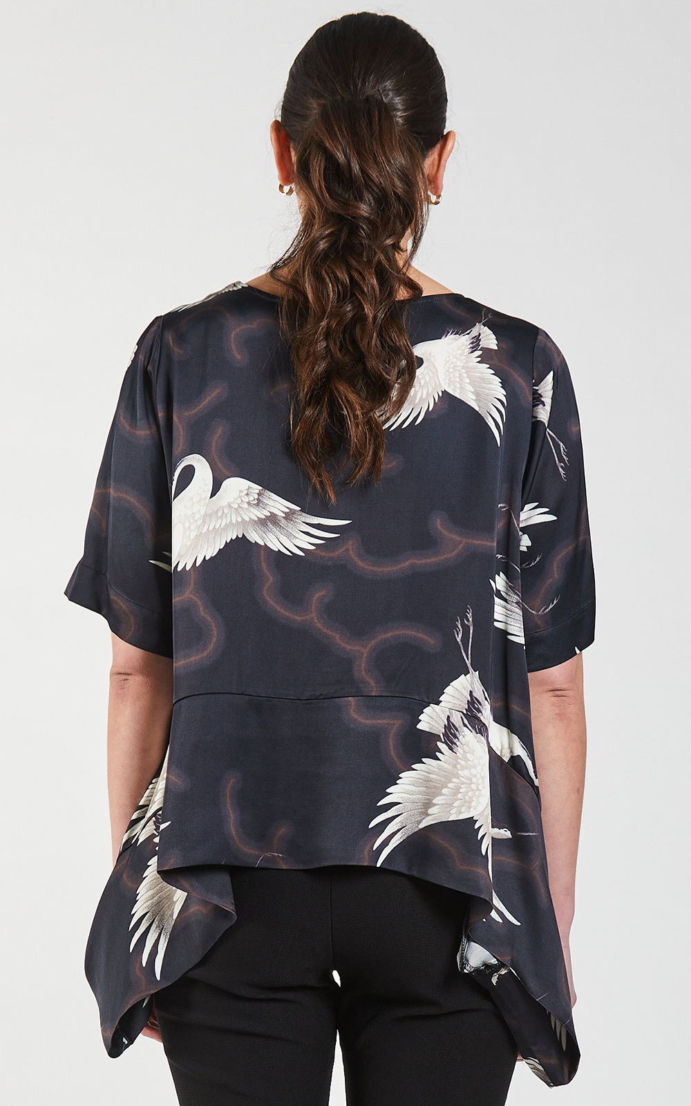 Crane Drape Top product photo.