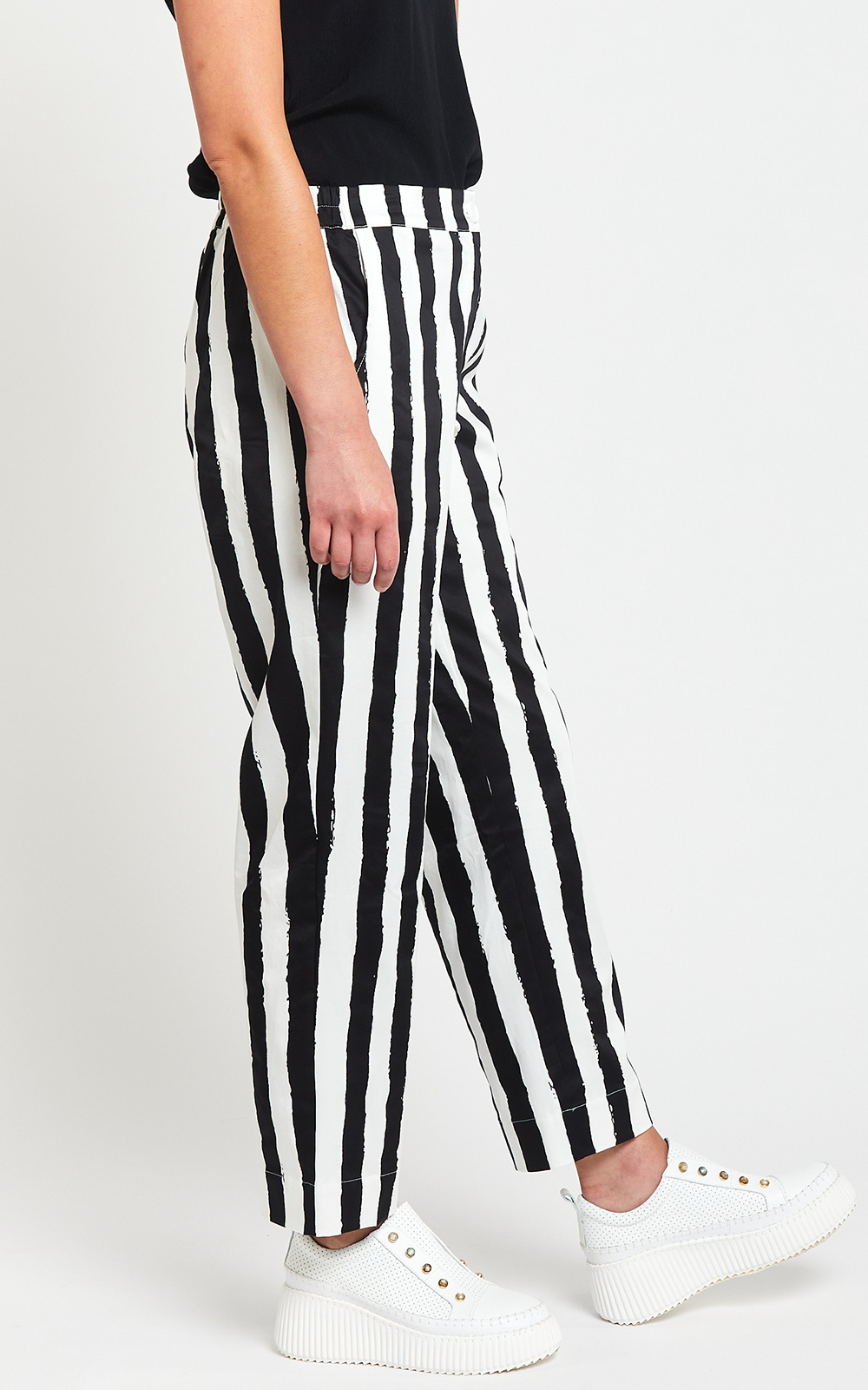 Painterly Straight Leg Pant product photo.