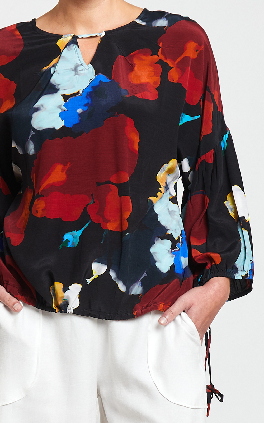 Rive Gauche Keyhole Top product photo.