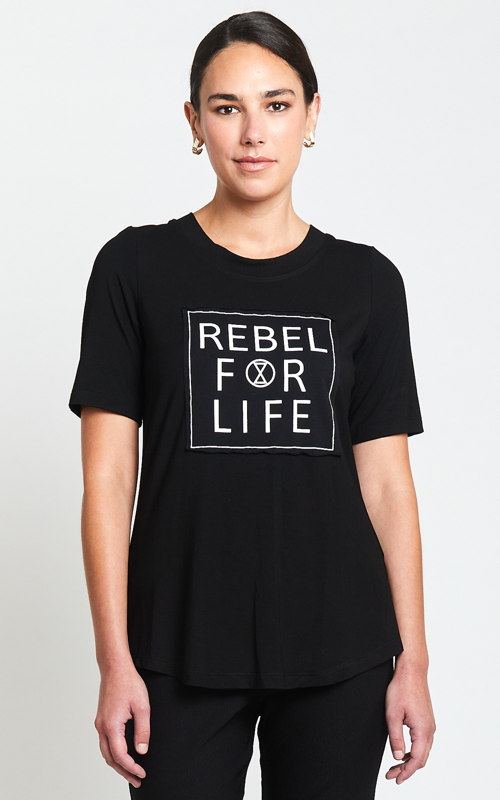 Rebel For Life Tee product photo.
