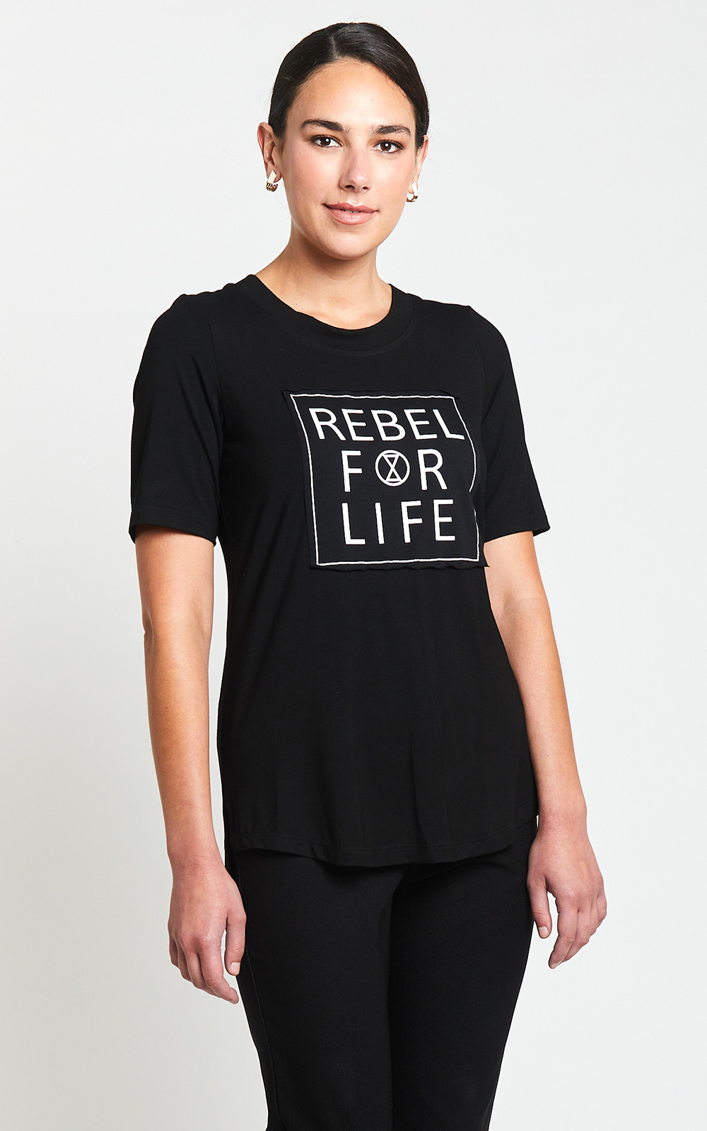 Rebel For Life Tee product photo.