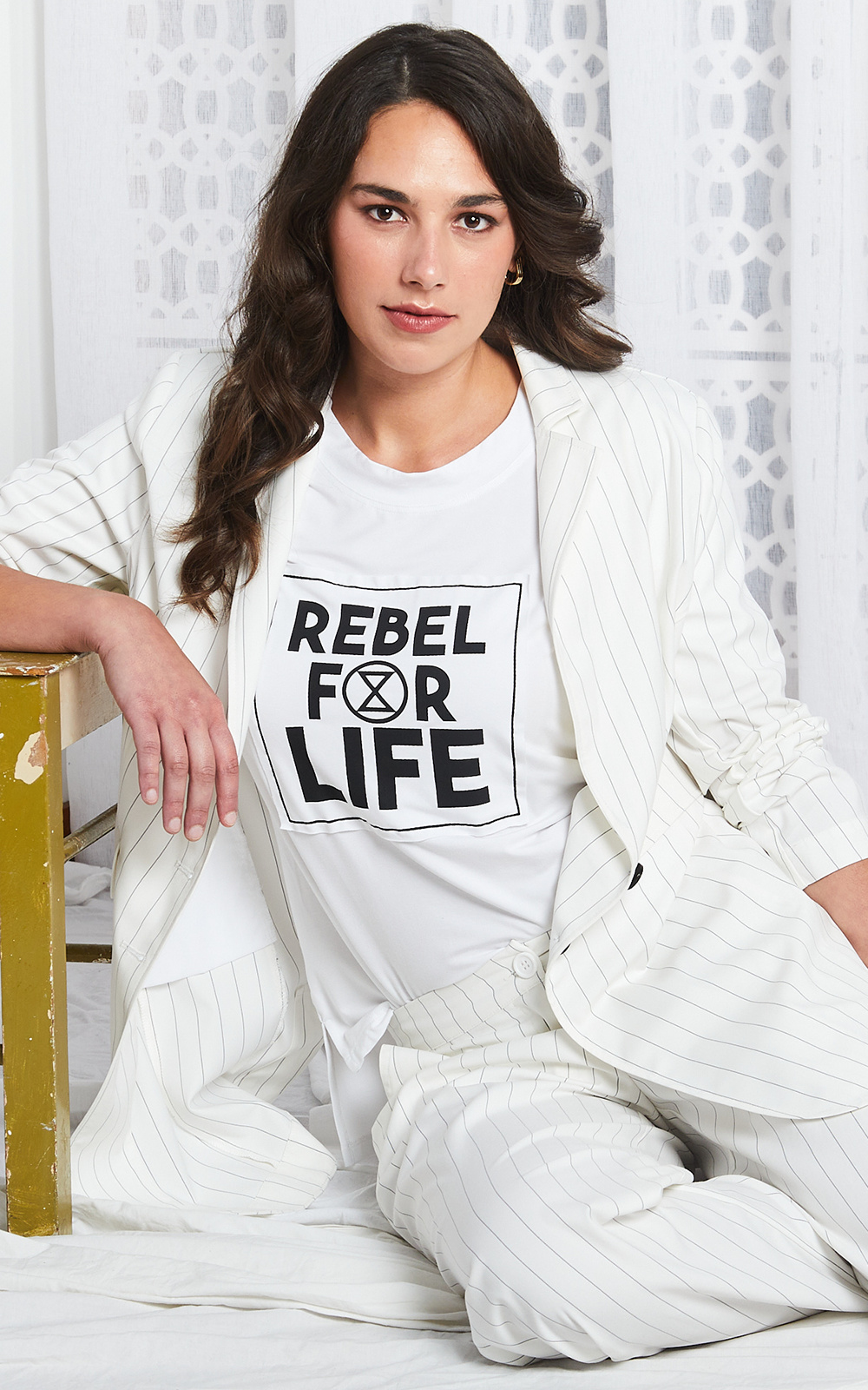 Rebel For Life Tee product photo.