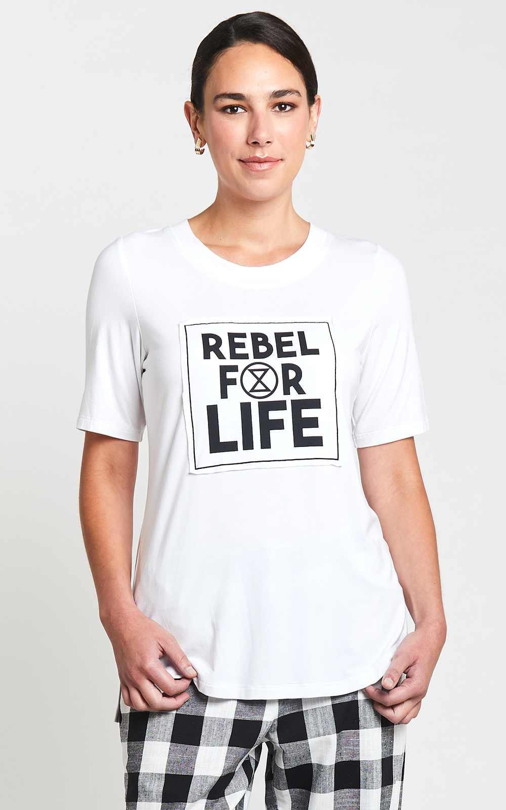 Rebel For Life Tee product photo.
