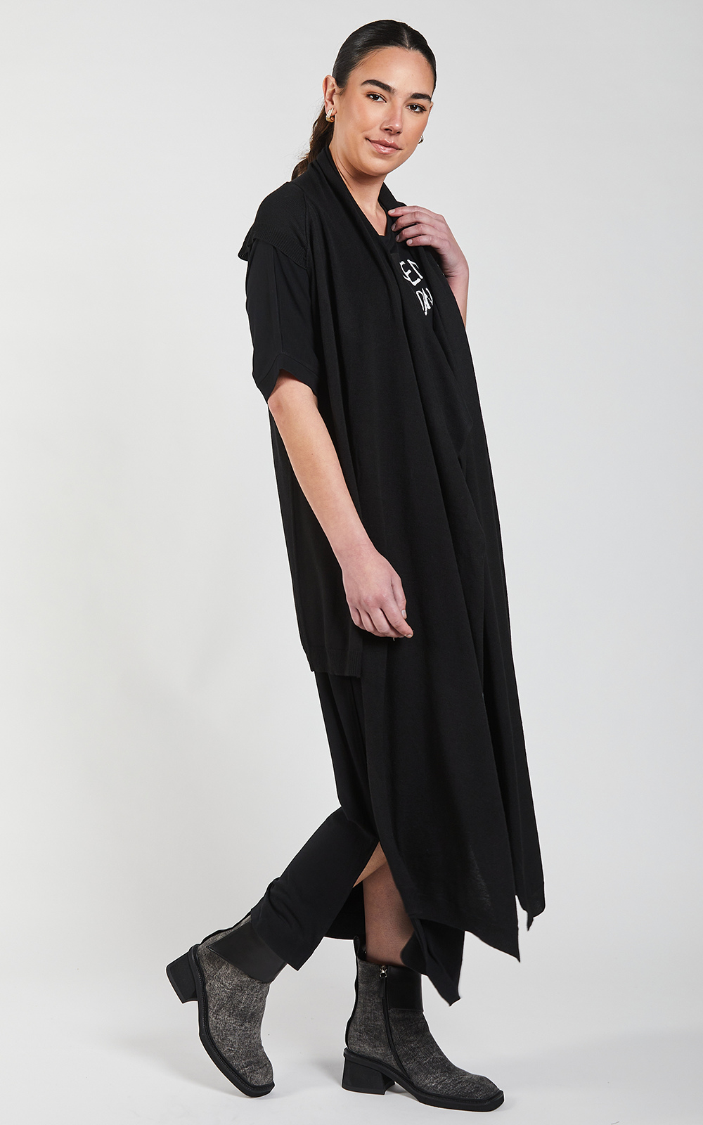 Wool Drape Wrap product photo.