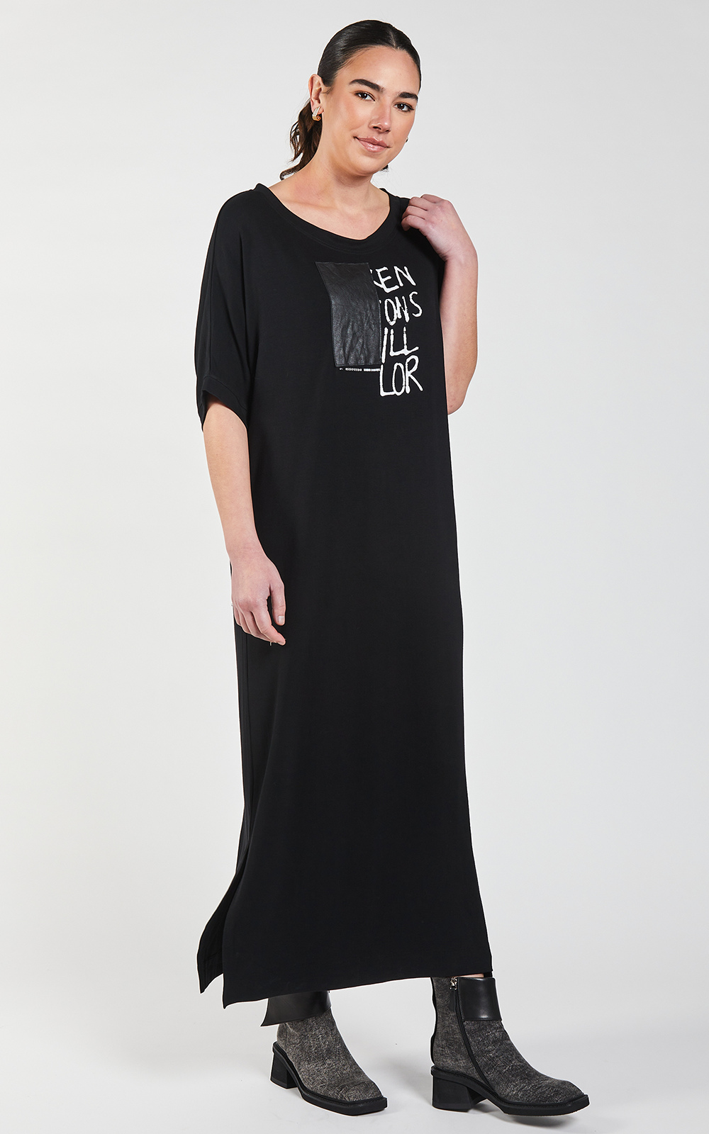 Media Tee Dress product photo.