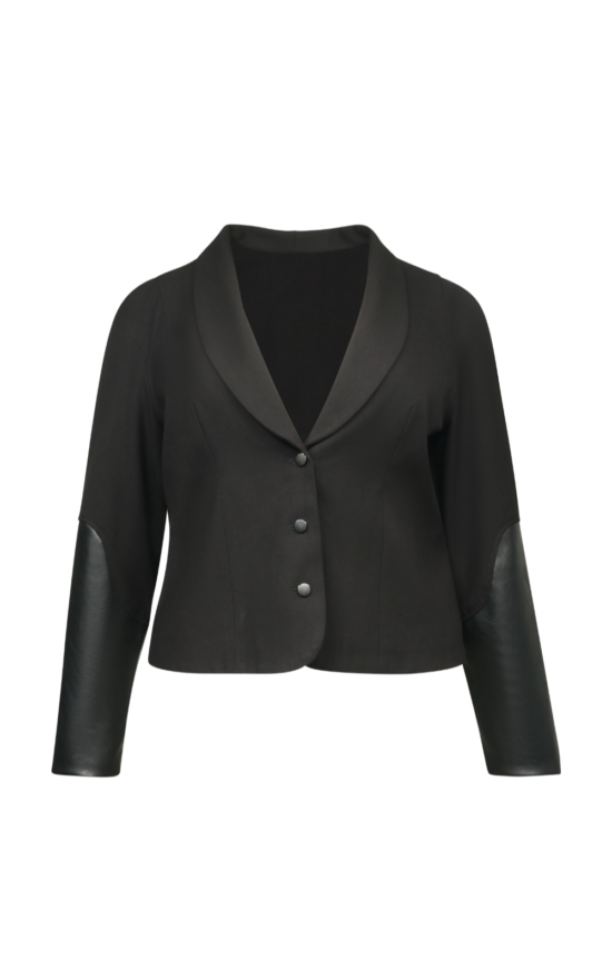 Worsted Cropped Jacket product photo.