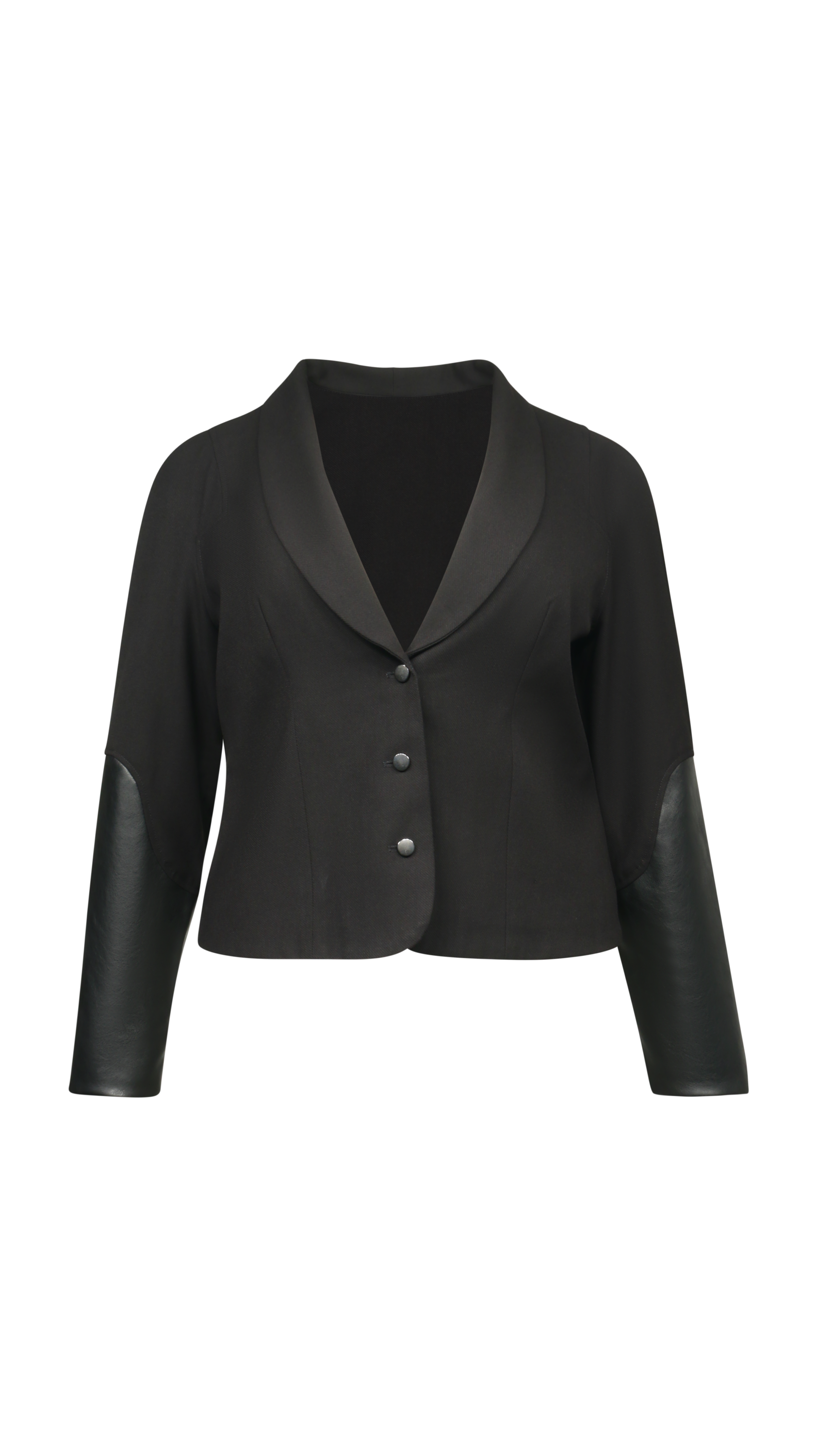 Worsted Cropped Jacket product photo.