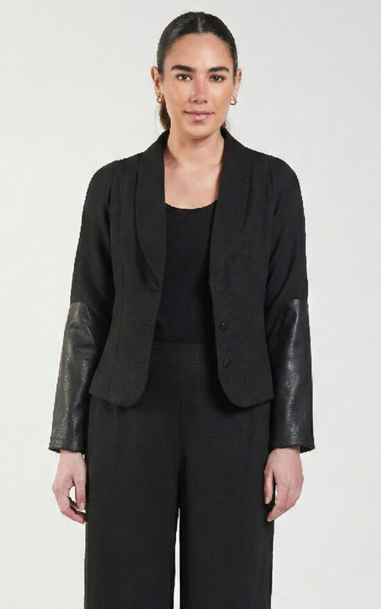 Worsted Cropped Jacket product photo.